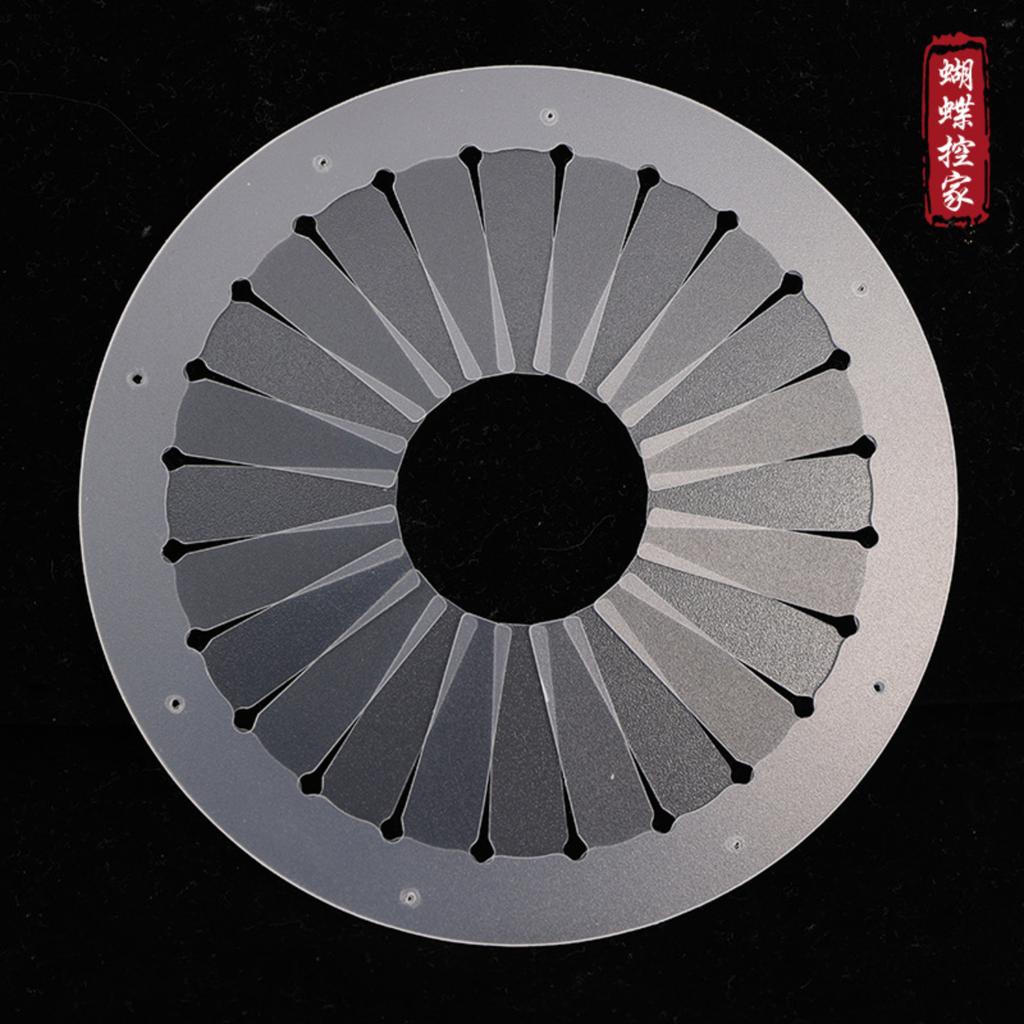 Transparent Plastic Flower Bow Craft Template for DIY Handmade Ribbon Flowers and Fabric Rose Projects 9cm 12cm 15cm Size Options