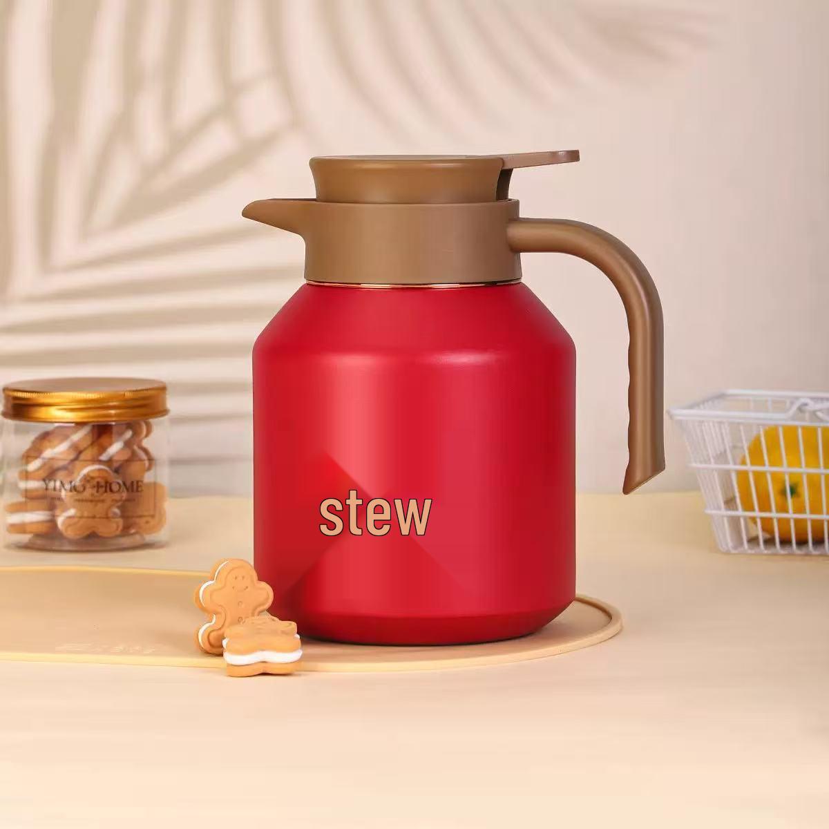 

316 Stainless Steel Chinese-Style Large Capacity Stewing Teapot with Tea-Water Separation and Long-Term Heat Preservation