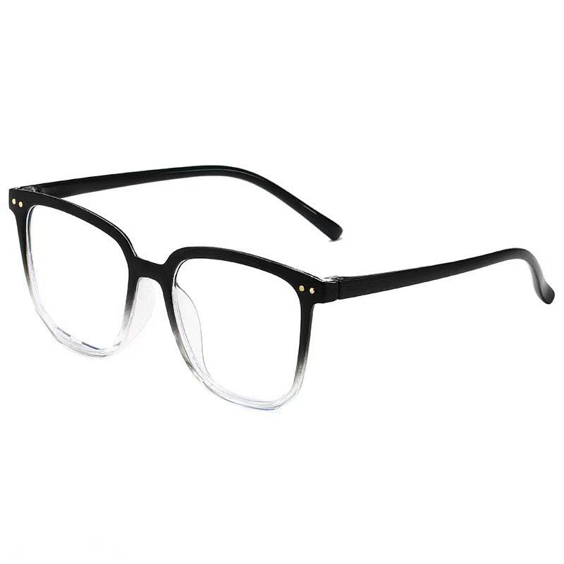 

2025 New Flat Lens Women s Myopia Glasses - Face-Slimming, Anti-Blue Light, National Style Trend 0 Degree Anti-Blue Light
