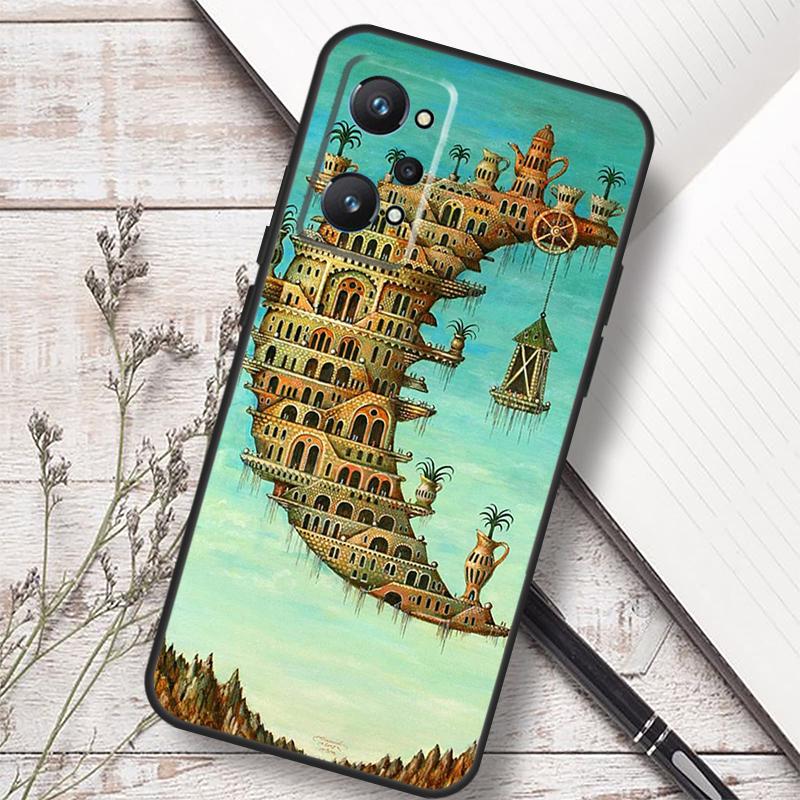 Salvador Dali Art For Realme 14 10 11 12 13 Pro Plus GT 6 6T 5 GT7 Pro C67 C61 C55 C53 C51 C21Y C25S C75 Case