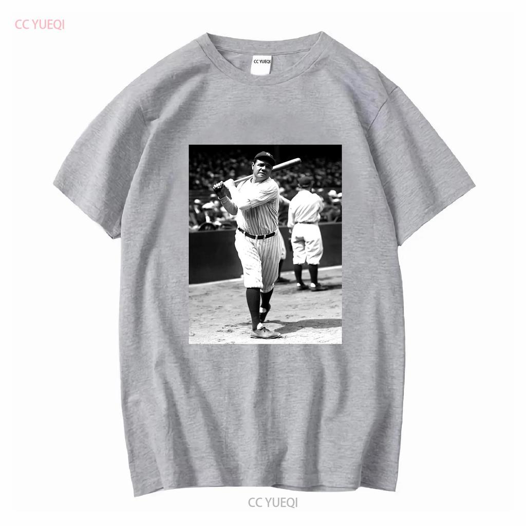 Babe Ruth T Shirt For Fan S 5Xl Vintage Washed Graphic Homme Streetwear Soft Top For Everyday Wear Designer Clothes Breathable