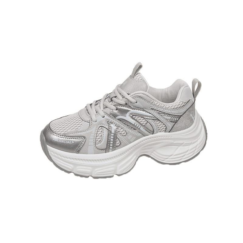 Platform shoes women's autumn new versatile mesh casual sneakers