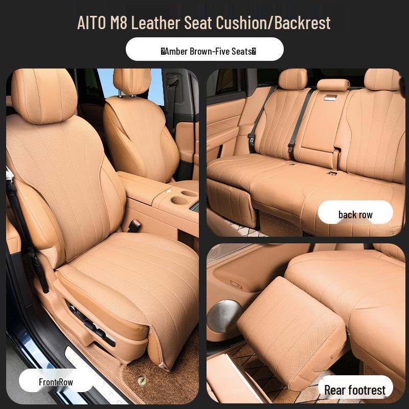 

Подушка сиденья из кожи наппа AITO M8: Полный автомобиль, Пятиместный, Четыре сезона, Экологичная вентиляция, Автомобильные аксессуары для интерьера. AITO M8 Specific Seat Cushion