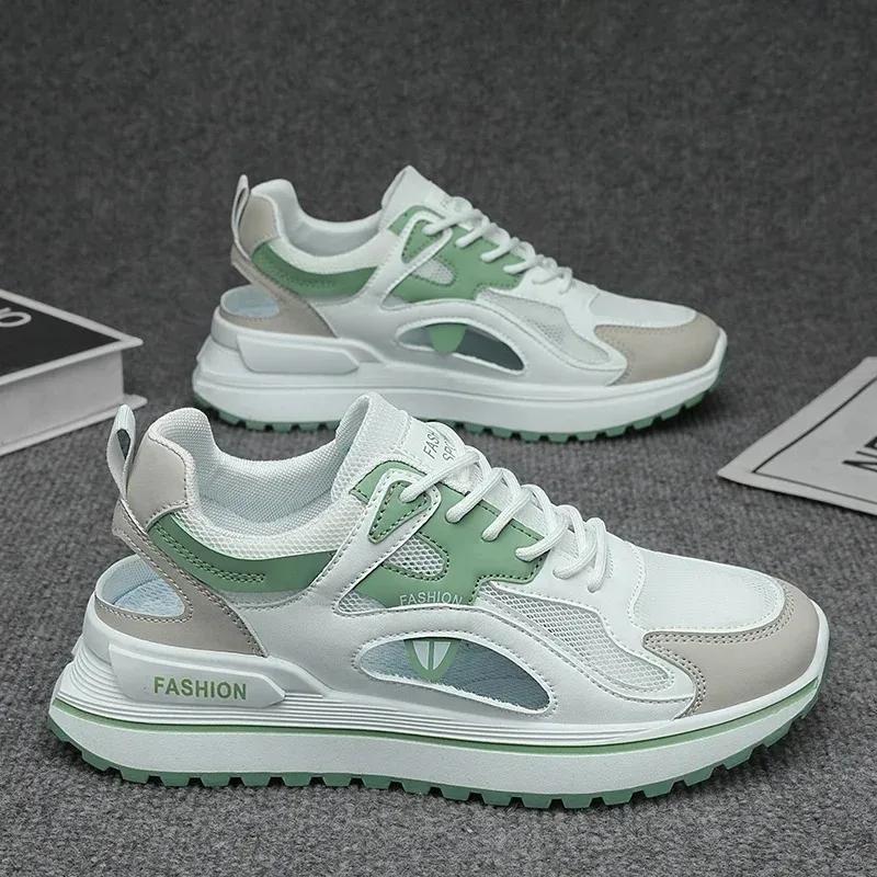 2025 Hot Selling Men's Youth Breathable Mesh Cloth Shoes Soft Sole Comfortable Tennis Shoes Leisure Sports Running Shoes shoes