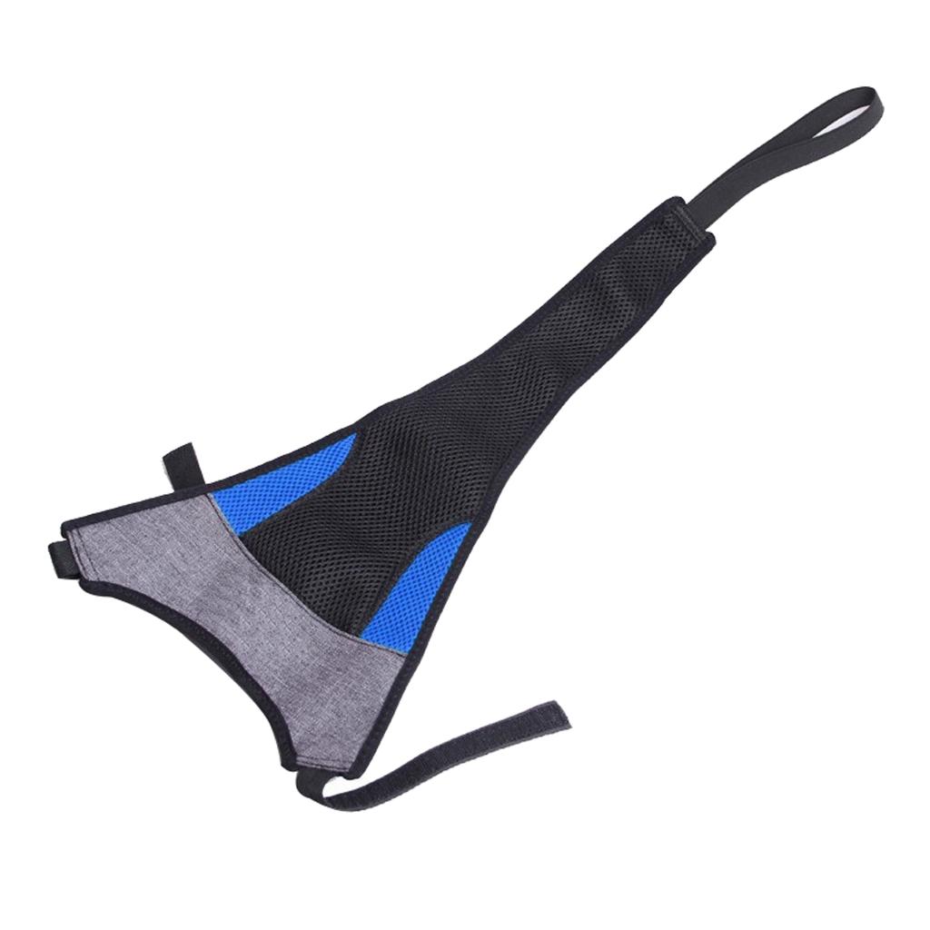 Bicycle Trainer Sweat Net with Phone Pouch Bicycle Bike Frame Protector Cover Absorbs Sweat Guard Bike Training Accessories синий