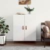 VidaXL Buffet High-Gloss White 69.5x34x90 Cm Engineered Wood 827694