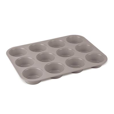 Titanium Muffin Form For 12 Muffins Berlinger Haus Bh-7947 Taupe