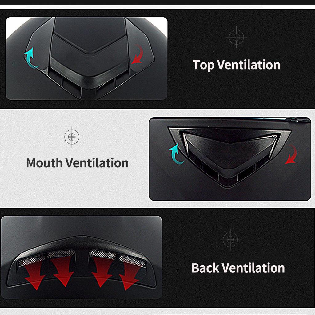 Winter Warm Motorcycle Helmet with Flip-up Double Visor for Electric Scooters and Off-road Riding