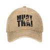 Muay Thai Casual Baseball Cap For Women Unisex Summer Kickboxing Outdoor Sports Trucker Hat Y2k Funny Sunscreen Baseball Caps
