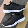 Fashion Men Running Shoes Waterproof Leather Sneakers Outdoor Sport Shoes Men Lightweight Walking PU Leather Casual Sports Shoes