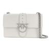 Love Studded Decor Genuine Leather Crossbody Shoulder Bag Women Bags White 1P21KM-Y5FF-I09