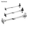 1PCS High Quality CR-V Ratcheting Allen Wrench Ratchet Wrenches Key Hex Multi-Tools Double End Spanner Metric 4-17mm