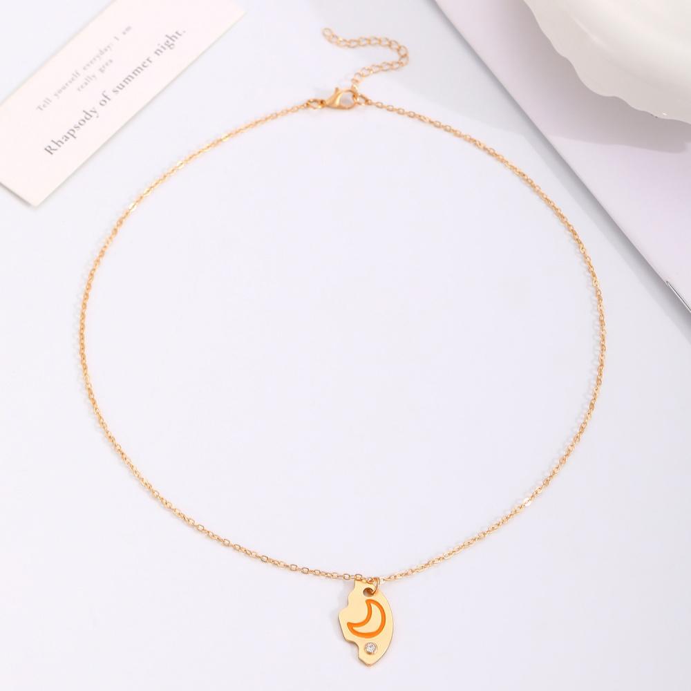3 Stück/Set Neue Sonne Mond Stern Anhänger Halskette für Frauen Beste Freunde Für Immer Freundschaft Halskette Einfach und Modisch