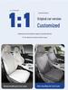 BYD Yuan UP Universal Suede Car Seat Cushion - All-Season, Breathable & Perforated