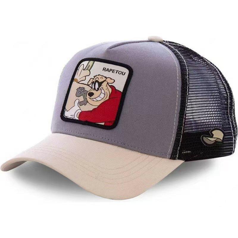 Mickey Mouse Embroidered Baseball Cap With Breathable Mesh For Summer Outdoor Activities