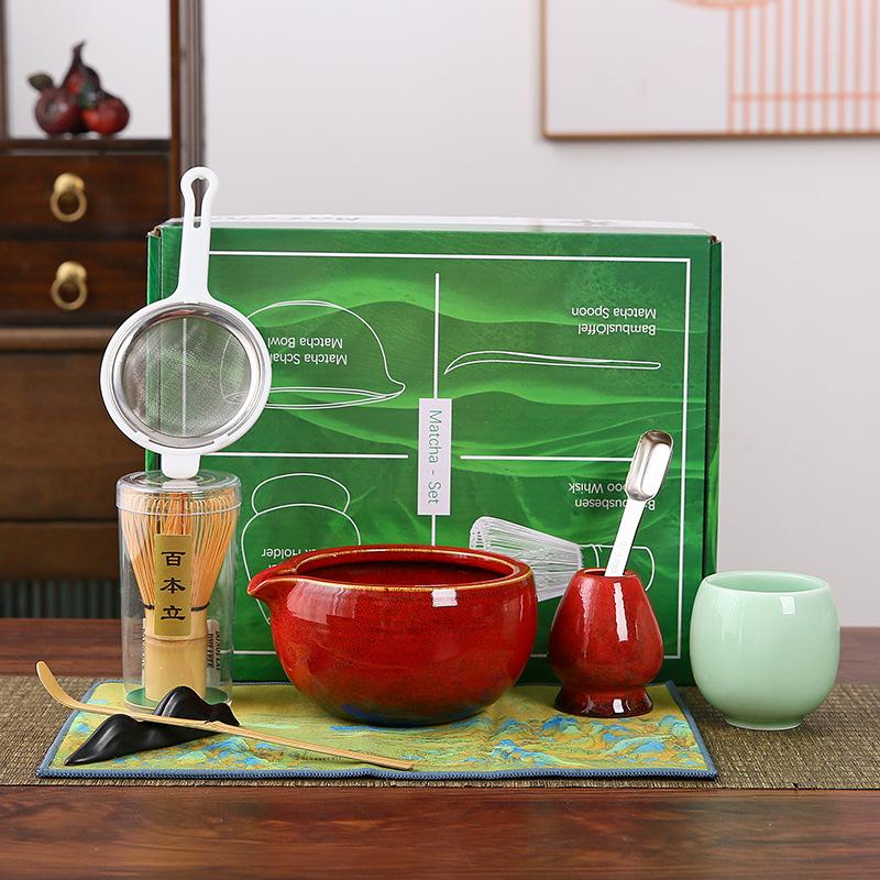 

Чайные стики Японский чайный набор Маття Ложка для матча Чаша для матча Бамбуковая кисточка для матча Керамические инструменты для приготовления чая Венчик для зеленого чая