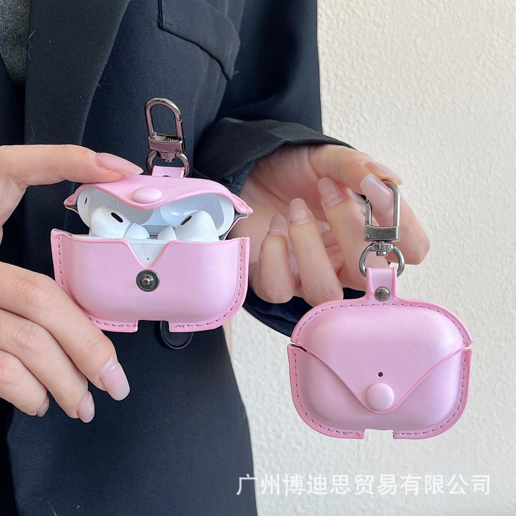 Simple Business Powder Cover for Apple AirPods Wireless Bluetooth Headset Cover 1/1/1/11th Generation Protective Cover