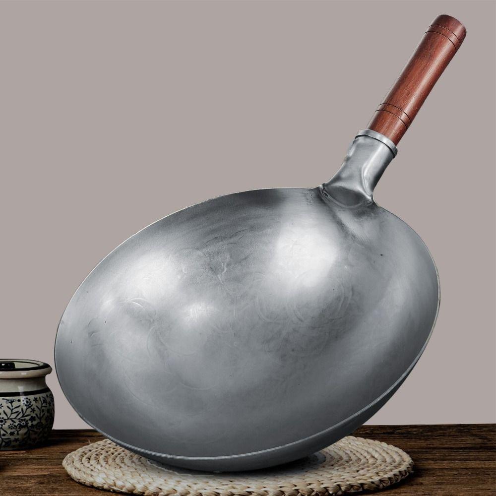 Universal Chinese Traditional Frying Wok No Coating Non-stick Pan Cooking Pot  Chinese Restaurant