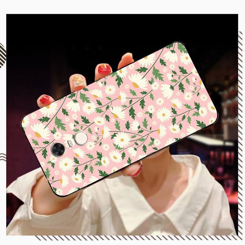 Flowers Daisy Smile Phone Case for Redmi 5 6 7 8 9 A 5plus K20 4X S2 GO 6 K30 Pro
