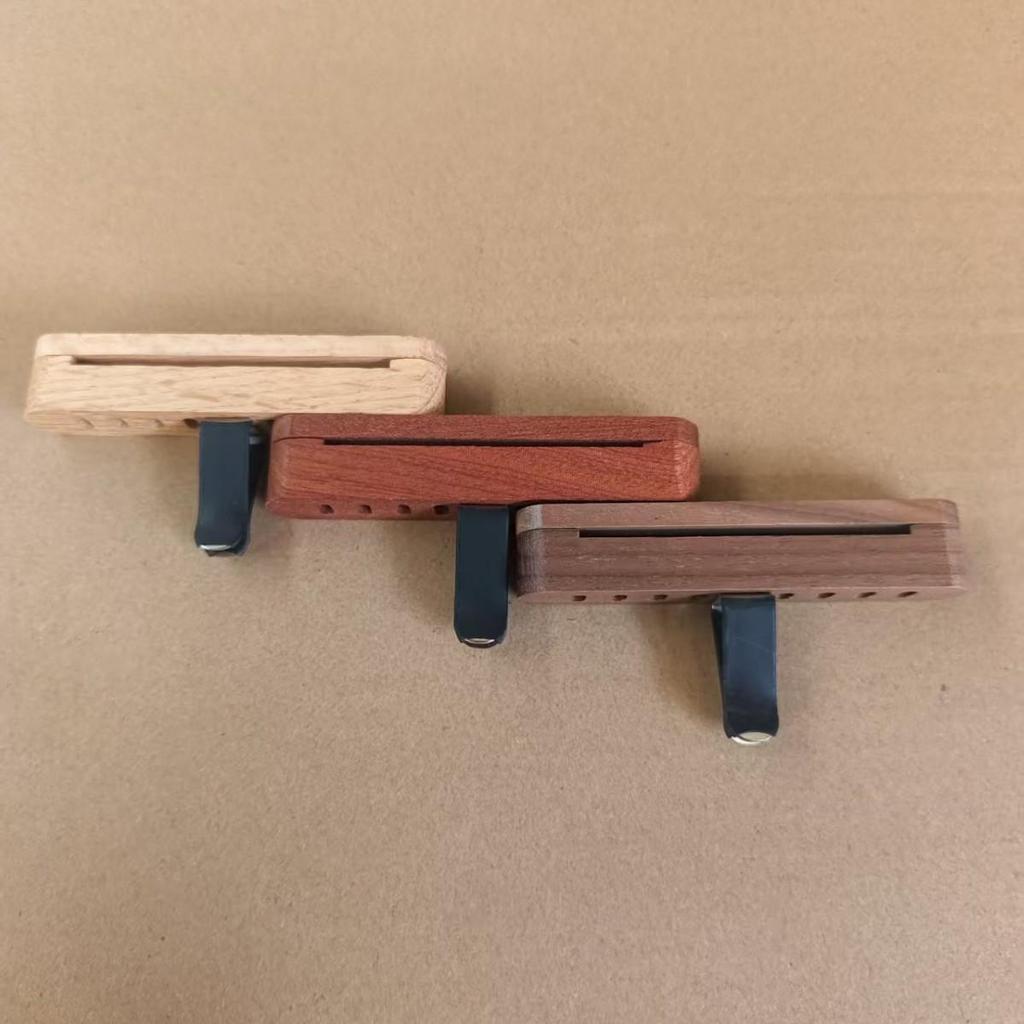 Wooden Car Air Freshener: Simple Fragrance Clip for Air Vent Decoration