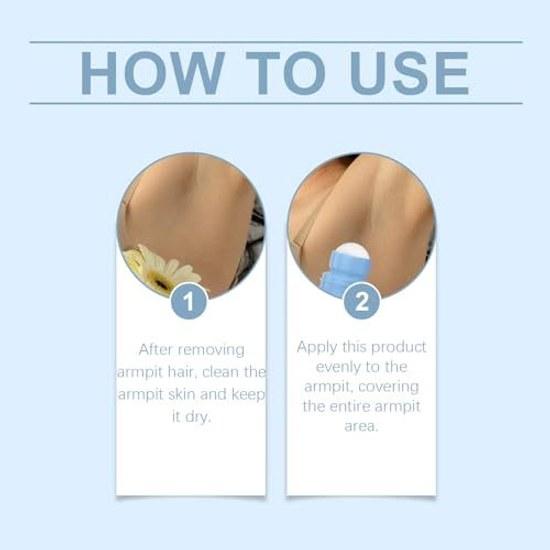 Aftershave roll-on serum ingrown hair reduction gently cleanses underarms moisturizing skin care womens shaving oil (1PCS)