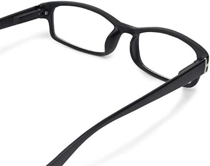 Fujita Kogaku Reading Glasses Degree Plastic Frame Spring Hinge Matte Black Men's 1.0 CL-11+1.00