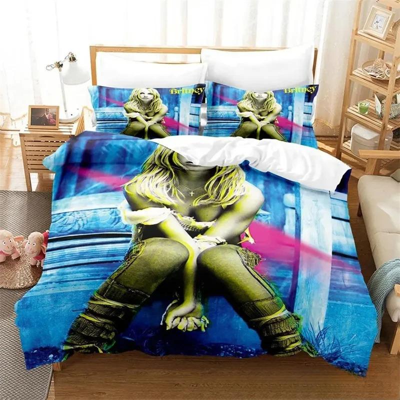 Sexy Britney Spears Bedding Set Single Twin Full Queen King Size Bed Set Adult Kid Bedroom Duvet Cover Sets Parure De Lit Bed