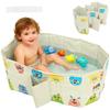 Faltbare Babybadewanne Verdickt Große Größe Tragbar Kinder Zusammenklappbarer Badeeimer Neugeborenes Kind SPA Heißes Badebecken Badezimmer Pool