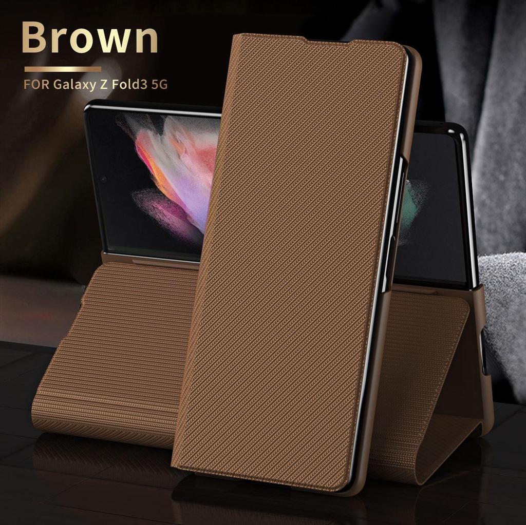 Samsung Z Fold Serie Hülle: Kohlefasertextur mit Kevlarleder, Vollständige Abdeckung für Z Fold 4, 6 und 7