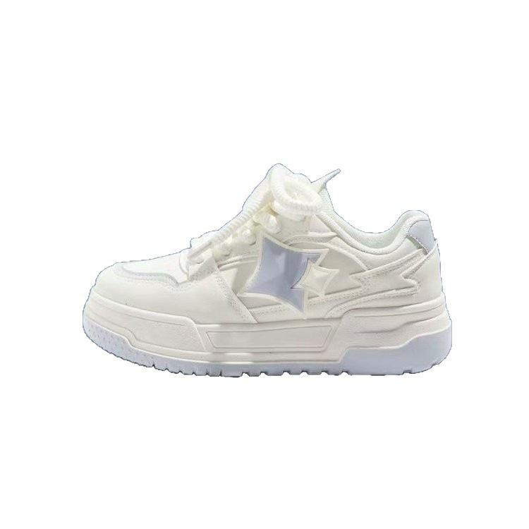 Campus Style Platform Bread Shoes Spring New Chic Niche Student Breathable Leisure Sports Board