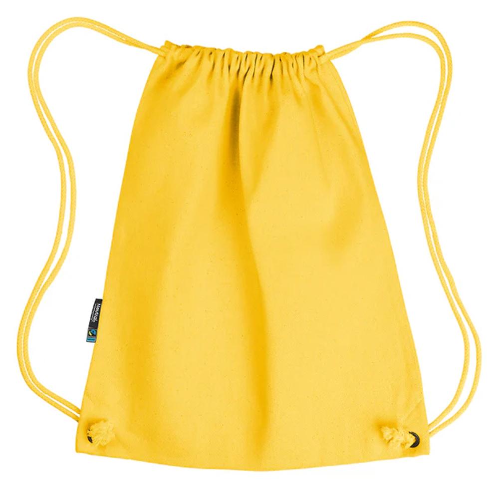 Neutral Plain Gym Drawstring Bag