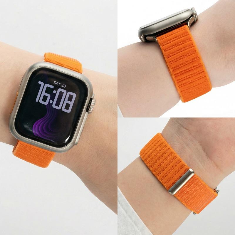 Nylon Strap+Case For Apple Watch Series11 10 46mm 9 8 7 41mm/45mm Glass+Full Cover Bumper For Iwatch 6 5 4SE 44mm 40mm Bracelet