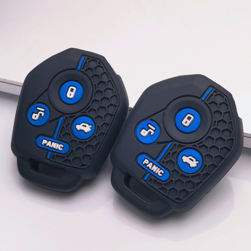 Key Fob Cover for Subaru Forester Impreza WRX STI Legacy Outback BRZ XV Head Anti-Scratch Surface Shockproof Structure Soft Grip Texture