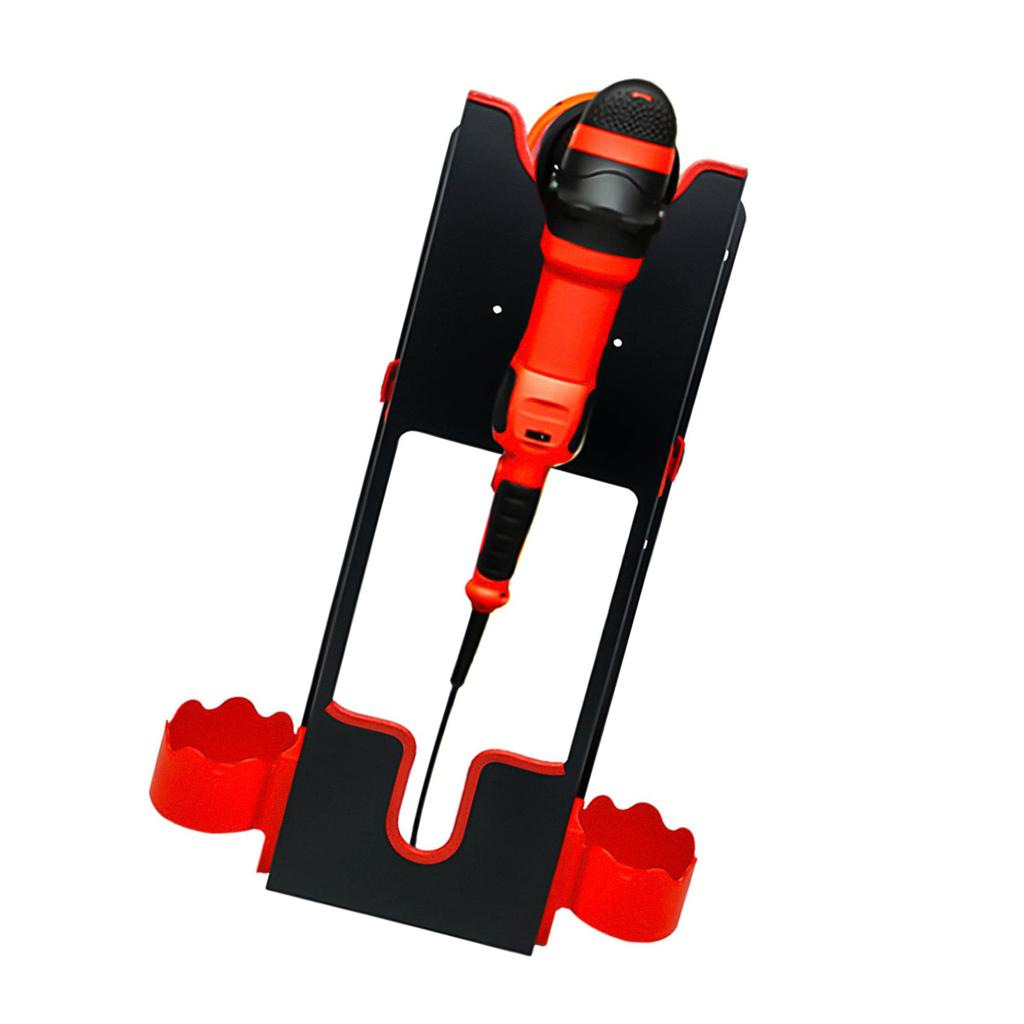 Polierpad-Halter Wandmontage Auto-Polierer Rotationspolierer Detailing Organizer Aufbewahrungsregal für Autowerkstattzubehör