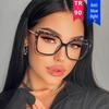 2023 Women’s Anti-Blue Light Matte Glass Frames - Trendy, Photo-Ready Style