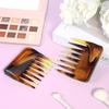 2 Pack Wide Tooth Comb,Portable Hair Combs,Hair Picks for Women Detangling Comb Wide Teeth Pocket Combs for Men Women Thick Curly Wavy Detangler Wet