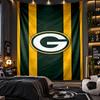 Wall Hanging Tapestry Green Bay Packers Print Cloth for Living Room Bedroom Home Decor