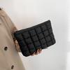 Fashionable Pleated Travel Makeup Bag Korean Style Casual Clutch For Women