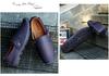 Four Seasons Men's White Breathable Leather Slip-On Driving Shoes
