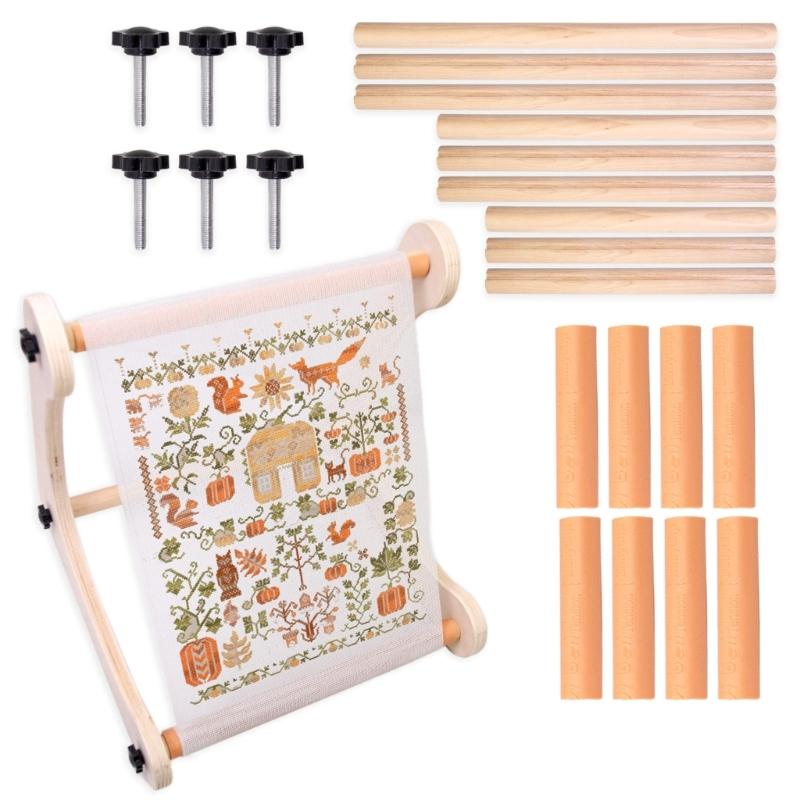 Adjustable Desktop Crosses Stitching Embroidery Frame With Ergonomic and Easy Assembly for Home Crafting
