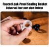 300PCS Faucet Leak-proof Sealing Gasket Rubber Pipe Sealing Washer Silicone Raw Tape Triangle Valve Hose Plumbing Fitting Plug