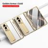 Galaxy Z Fold8 Ultra Protective Case With Full Coverage Electroplated Transparent Shell Integrated Kickstand