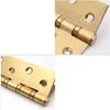Zawiasy drzwiowe z łożyskami kulkowymi, 4 x 3 cale Wytrzymałe zawiasy drzwiowe ze stali nierdzewnej, Płynne i bez skrzypienia, Nieusuwalny trzpień (Mosiądz)