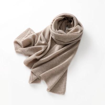 Quality 100% Cashmere Scarf For Women  Men Solid Color Warm Winter Knit Wrap Soft Luxury Neck Warmer Fashion Lightweight