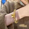Glass Beaded Bracelet Gold Plated Wealth Charms Perfect For Daily Wear Spiritual Use And Special Gifting