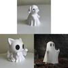 Ghost Cat Dog Halloween Statue Pla Material With Hanging Ornament For Festive Decor