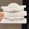 Copper Zircon Butterfly Bow Fashion Bracelet With Cubic Zirconia For Women