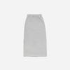 Solteuaenchokollis Sac Sweat Long Skirt Light Grey 4W232Y004