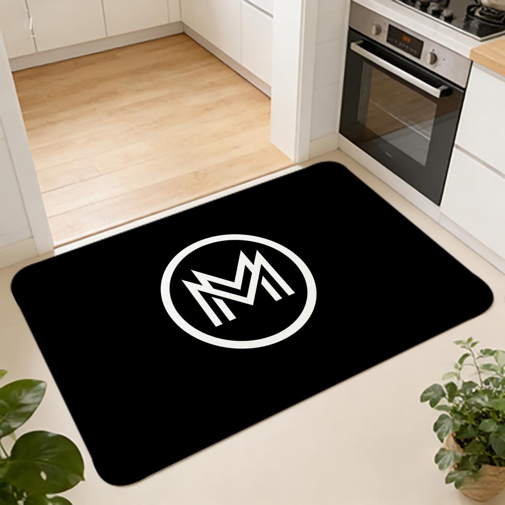 advanced-M Stand Floor Mat Absorbent Floor Mat Non-Slip Entrance Rug for Bathrooms Restrooms and Toilets