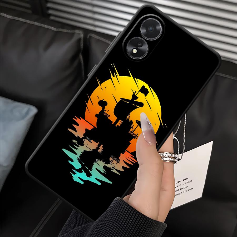 Phone Cover Case for Oppo A18 A31 A72 A9 A38 A17 A32 A73 A54 A15 A32 A11 A37 A12 A36 A16 A33 A71 A52 A53 Luffy Zoro Cartoon